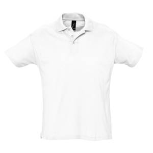 Рубашка поло мужская Summer 170, белая                                            (арт. 1379.60)