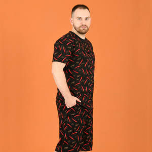 Мужская пижама М-311 Перцы