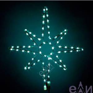Звезда двухцветная, с светодиодными (LED) лампамиIL1302topBW