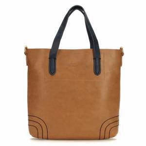 Женская сумка-шоппер  коричневая LM-1638-06
