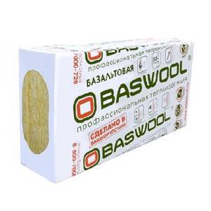 Базальтовый утеплитель BASWOOL РУФ В 180 1200х600х50мм 4 плиты