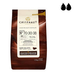 Шоколад Callebaut горький 70,5% (70-30-38-RT-U71) 2,5 кг