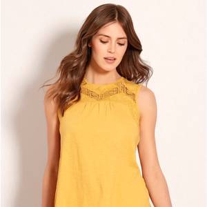 Lace yoke top