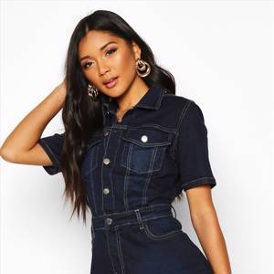 Denim Shift Dress