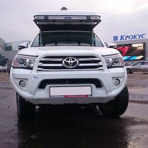 Бампер передний усилинный (КОМПОЗИТНЫЙ) | Toyota Hilux 2015-2022 | АВС-ДИЗАЙН (Россия).