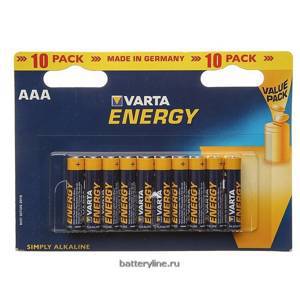 э/п Varta LR03 (4103) ENERGY. BL10 (10/200) 674367