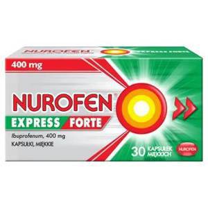 Nurofen Express Forte 400 mg, 30 kapsułek miękkich