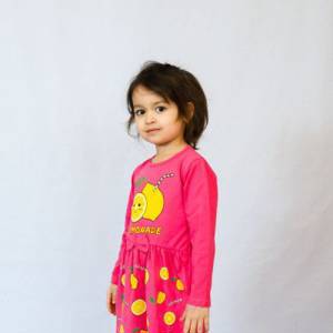 Платье 83009 детское - темно-розовый (Нл)