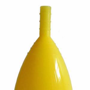 Желтая менструальная чашечка "эконом" без мешочка
