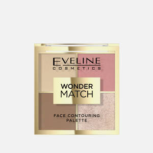 Eveline Палетка для контурирования лица WONDER MATCH FACE CONTOURING PALETTE 02 10.8 г