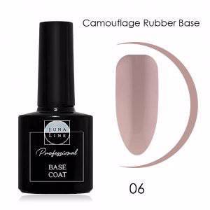 Базовое камуфлирующее покрытие для гель-лака LUNA LINE Camouflage Rubber (10 ml) №6