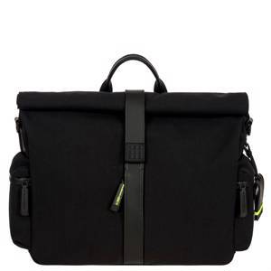 roll top messenger shoulder bag