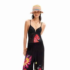 Jungle design palazzo trousers