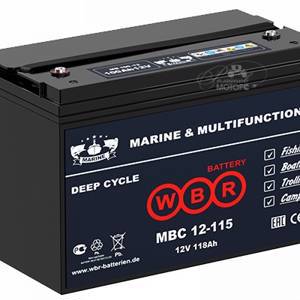 Аккумуляторная батарея WBR Marine Battery MBС 12-115