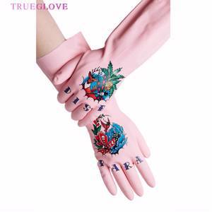 Нитриловые перчатки Trueglove розовые “Para Dise”