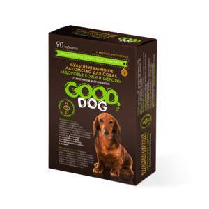 Good Dog Мультивитаминное лакомcтво для собак всех пород "Здоровье кожи и шерсти"
