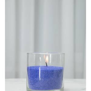 Насыпная свеча "Цилиндр 10 см", фиолетовая "Фиолетовый"