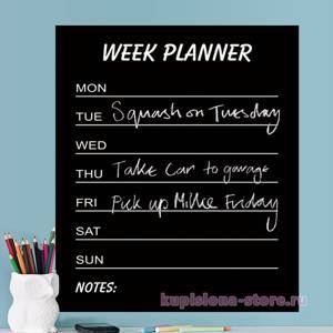 Самоклеющаяся пленка «Week planner»