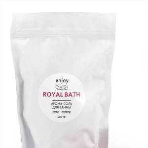 EVSI ENJOY ROYAL BATH Арома-соль для ванны Роза-Клевер, 500 мл