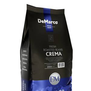 Кофе натуральный жареный в зернах DeMarco Fresh Roast Crema в пакете 1 кг