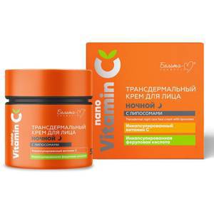 NanoVitamin С Трансдермальный ночной крем для лица с липосомами, 50 г