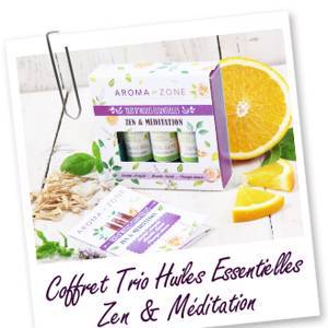 Coffret trio d'huiles essentielles - Zen & Méditation