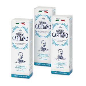 НАБОР 3=2 PASTA DEL CAPITANO 1905 ЗУБНАЯ ПАСТА ДЛЯ КУРЯЩИХ 75МЛ