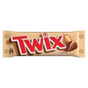 Кондитерские и хлебобулочные изделия, Шоколадный батончик Twix 55г