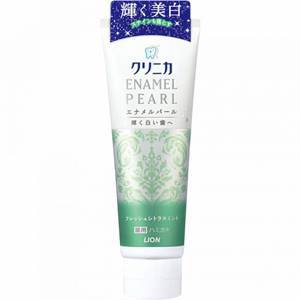 Зубная паста отбеливающего действия Clinica Enamel Pearl с ароматом цитрусовых и мяты / LION / 130 г.