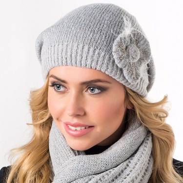 Вязаные зимние шапки  для любительниц выглядеть модно !
