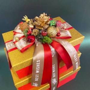 Башня Блеск Рождество Италия Красно-Золотая ассорти новогодних шоколадных конфет