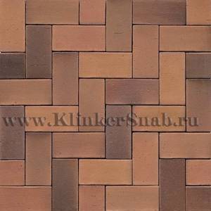 Клинкерная тротуарная брусчатка WK88S Lachsrot Spezial, Westerwalder Klinker арт. 9546