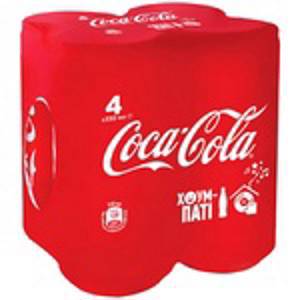 Напиток газированный Coca-Cola ж/б 4х0,33л