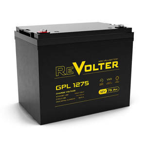 Аккумулятор Revolter GPL 1275 (12V / 75Ah)