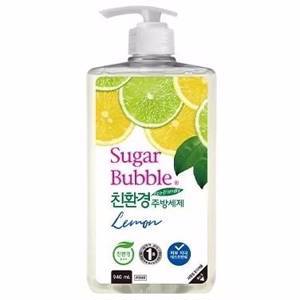 Экологичное средство для мытья посуды «Лимон» Sugar Bubble Lemon 940ml