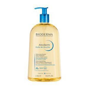 Bioderma Atoderm Huile de douche, nawilżający olejek do kąpieli i pod prysznic do ciała i twarzy, 1000 ml