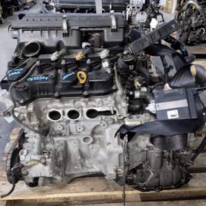 Двигатель с КПП, Daihatsu KF-VE - 0002422 CVT FP40 FF LA100S 52 000 km коса+комп, нет выпускного коллектора