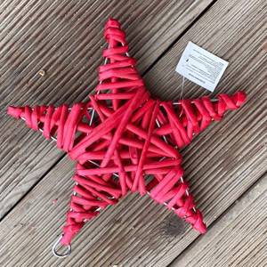 Супер Цена! Звезда плетеная декор для украшения подарочного набора 20х20х3 см. (идеально подходит для корзины!)