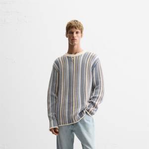 STRIPED JACQUARD SWEATER