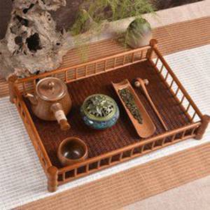 Полка для коврика Yuzhu, стол для сухого заваривания в японском стиле, чайный поднос, чайная церемония, чайный сервиз, поднос для хранения, поднос для слива чая, подставка для чайных чашек