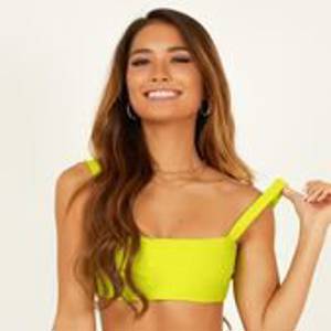 Nora Bikini Bottom In Lime