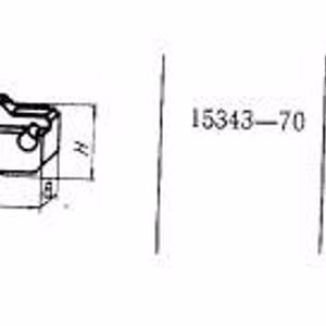 Клин 155х 12х 34 левый (7015-0081) ГОСТ 15342-70 (14607-70)