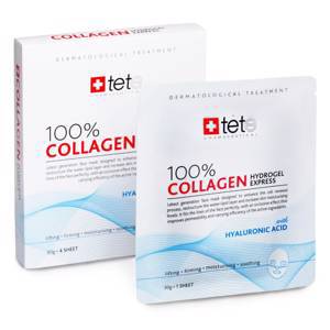 100% Collagen Hydrogel Express Mask / Гидроколлагеновая маска. Экспресс-уход, 1шт, Базовый уход, TETE, Расчёт стоимости доставки