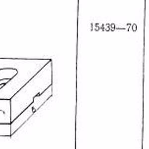 Фиксатор  75х 60х 15 с отводной рукояткой под паз 12мм (7037-2001) ГОСТ 15439-70