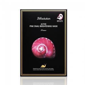 JMsolution Active Pink Snail Brightening Mask Тканевая маска с муцином улитки, 1 шт