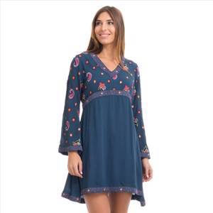 U7422V  VESTIDO LISO