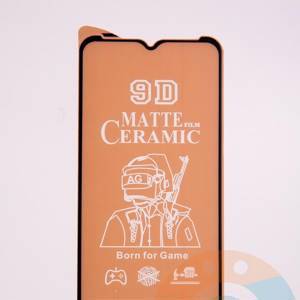 Защитное стекло Ceramics Matte (без упаковки) для Samsung Galaxy A22S/A22 5G черное