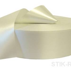 Сатиновая лента PS901 для ТТ-печати молочная 100мм/200м