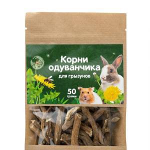 Корни одуванчика для грызунов, 50 гр