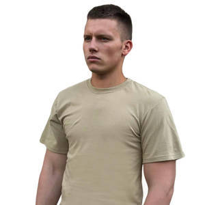 Армейская уставная футболка песочного цвета, - базовая футболка для офисных и полевых служащих №521